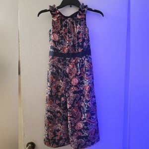 Ja ie & Jack navy/orange paisley romper